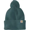 Image de Carhartt Damen Knit Pom-Pom Cuffed Beanie 106003 Greenstone