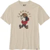 Image de Carhartt Active Jac Graphic T-Shirt 107051 Oat Milk-S