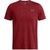 Image de Under Armour T-Shirt Ua Seamless Stride Ss Racer Red 713-L (US LG)