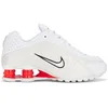 Image de Nike Shox R4 - Maat 38- White / Phantom / Red - Sneakers Dames - Doos Zonder Deksel