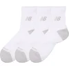 Image de New Balance ACTIVE QUARTER SOCK 3 PACK Unisex Sportsokken - WHITE