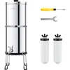 Image de VEVOR Zwaartekracht Waterfiltersysteem Waterfilter 7,8-8,5l Keramisch Filtermembraan