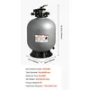 Image de VEVOR Zandfilter, 600 mm Filtertank, 246 L/Min Zandfiltersysteem, Filtertank met 7-Weg Meerwegklep, Terugspoel-, Spoel-, Recirculatie-, Afvalwater-, Winter-en Gesloten Modus, voor Bovengrondse Zwembaden.