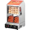 Image de VEVOR Hotdogstomer 2-traps Broodjeswarmer 37L Commercieel Elektrisch