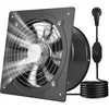 Image de VEVOR Afzuigventilator 30x30cm, Krachtige Wandventilator 1678m³/h, met Snelheidsregeling, 50W, Stille Ventilator voor Zolder, Garage, Kelder, Werkplaats, Keuken en Kippenhok