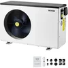 Image de VEVOR Elektrische Zwembadwarmtepomp 3,22-15,25 KW Energiebesparende Variabele Frequentie