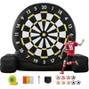 Image de VEVOR Opblaasbaar Voetbal Dartbord 3,05 M met 9 Kickballs Dartbordspel