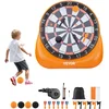 Image de VEVOR Opblaasbaar Voetbaldartbord met 4 Kickballs en 6 Darts, 200x140x200cm
