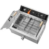 Image de VEVOR CommerciëLe Elektrische Friteuse 2250w 20l RVS Upgrade 200°C