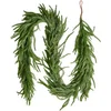 Image de VEVOR Kerstkrans 1828mm Norfolk Dennenspar Garland Kerstdecoratie