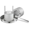 Image de VEVOR Ijsbalpersset Ijsballenmachine 65mm Clear Ball Whiskeys Ijsblokvorm, Zilver