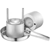 Image de VEVOR Ijsbalpersset Ijsballenmachine 53mm Clear Ball Whiskeys Ijsblokvorm, Zilver