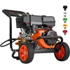 Image de VEVOR Benzine Hogedrukreiniger 4400psi 15l/Min 4 Gpm met 5 Sproeiersset voor Auto's