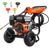 Image de VEVOR Benzine Hogedrukreiniger 3500PSI 10L/min 2.6GPM met 5 Sproeiersset voor Auto's