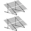 Image de VEVOR 114cm Zonnepaneelbeugels, Zonnepaneelbeugel, Balkonkrachtcentrale, Set van 2