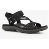 Image de Skechers Reggae Slim Coffee dames sandalen zwart - Maat 40 - Extra comfort - Memory Foam