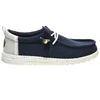 Image de HEYDUDE - Wally Craft Linen Heren Instappers Navy Blazer/Multi - Maat 45