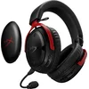 Image de HyperX Cloud III S Wireless - Gaming Headset - Draadloos - Bluetooth & 2.4GHz - Spatial Audio - 120uur Batterij - PC/PS5/Switch2/Mobiel/Steamdeck - Zwart/Rood
