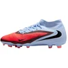 Image de Nike Phantom 6 High Academy FG/MG Voetbalschoenen Rood dessin 44.5