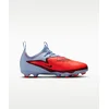 Image de Nike Jr. Phantom 6 Low Academy - Voetbalschoenen - Maat 34 - Royal Tint/Zwart/Bright Crimson / Blauw Zwart - Phantom - Voetbal - Kinder Voetbalschoenen - Doos zonder deksel