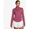 Image de NIKE - swift women's dri-fit uv 1/4-z - Tank top running dames - Rood