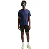 Image de Nike Miler Dri-fit Heren Hardloop T-shirt Dv9315-410 - Kleur Blauw-multicolour - Maat XL