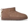 Image de UGG Classic Ultra Mini Biarritz Leren Laarsjes