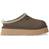 Image de UGG Tazz II groenachtig bruin leren klompen