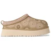 Image de UGG Tazz Sun Stitch lichtbruin leren klompen