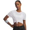 Image de Under Armour Damen Sportshirt Launch Jacquard T-Shirt 6005096 White 100-S (US SM)