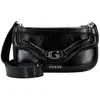 Image de GUESS schoudertas handtas Dea Crossbody Flap Black zwart