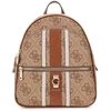Image de GUESS vrijetijdsrugzak rugzak Erenia Backpack Latte Logo Lichtbruin
