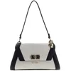 Image de GUESS schoudertas Karnilla Flap Shoulder Bag Natural / Black beige