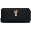 Image de GUESS portemonnee Yesba SLG Large Zip Around Wallet Black zwart