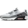 Image de Nike Air Max 90 - Maat 40 - Wolf Grey/Pink Foam/Smoke Grey/Wit / Grijs Roze - Air Max - Lifestyle - Heren Sneakers voor Mannen