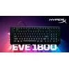 Image de HyperX Eve 1800 - Gamingtoetsenbord - AZERTY-RGB- Membraam keys-Zwart