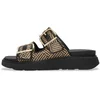 Image de Fitflop Gen-FF Gen-FF gespsandalen van bedrukt leer