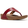 Image de FitFlop Lulu Leather Toepost Dames Slippers - Burnt Berry