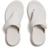 Image de FitFlop F-Mode Go Adjustable Flatform Toe-Post Sandals Dames Slippers - Urban Wit
