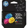 Image de HP 302/304XL - Inktcartridge - Origineel - Hoge Capaciteit - Kleur