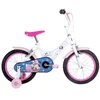 Image de Disney Minnie Mouse Kinderfiets - Meisjes - 16 inch - Wit Roze - Twee handremmen