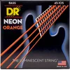 Image de DR Strings NOB-45 Neon Orange Bassnaren Coated (45-105) Medium