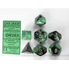 Image de Gemini Poly 7 Set: Black-Green/Gold