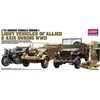 Image de Academy Modelbouwpakket Militaire voertuigen - 13416 Light Vehicles Allied - Axis WWII - Sd.Kfz.2 - Jeep Willy - Militaire Voertuigen Plastic - 1:72 - Modelbouw