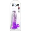 Image de King Cock Dildo met Ballen Beige 20,3 cm