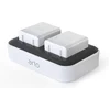 Image de Arlo dual acculader (wit) - dual ACCULADER - Arlo Gecertificeerd Accessoire - acculader voor Arlo camera's - 2 accu's - Compatibel met Arlo Ultra 2, Ultra, Pro 5, Pro 4, Pro 3 beveiligingscamera's - VMA5400C-100EUS