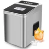 Image de IJsblokjesmachine-1,5 L - Touchbediening-12 kg ijs in 24 uur-Hoogefficiënte ijsproductie-Behuizing van roestvrij staal