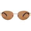 Image de I-sea Lennox Gepolariseerde Zonnebril Voor Dames Goud Brown Polarized Vrouw