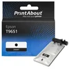 Image de PrintAbout huismerk Inktcartridge T9651 Zwart geschikt voor Epson