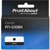 Image de PrintAbout huismerk Inktcartridge PFI-030BK Zwart geschikt voor Canon